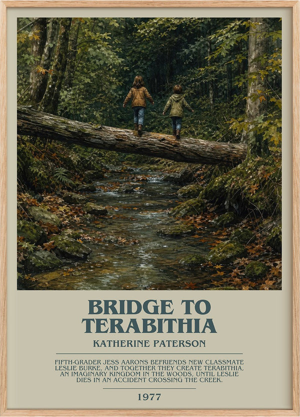 Bridge to Terabithia Bookish Wall Art by Katherine Paterson