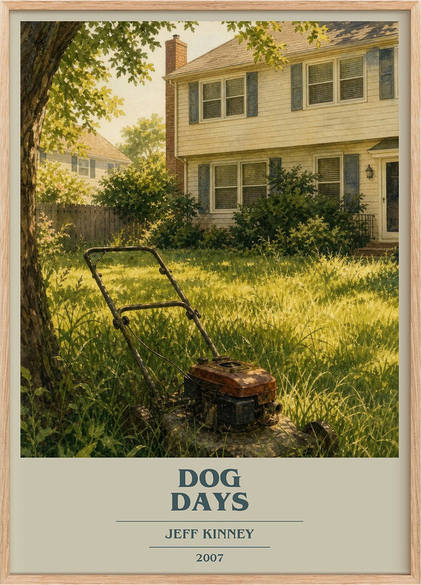 Dog Days Book Cover Poster by Jeff Kinney