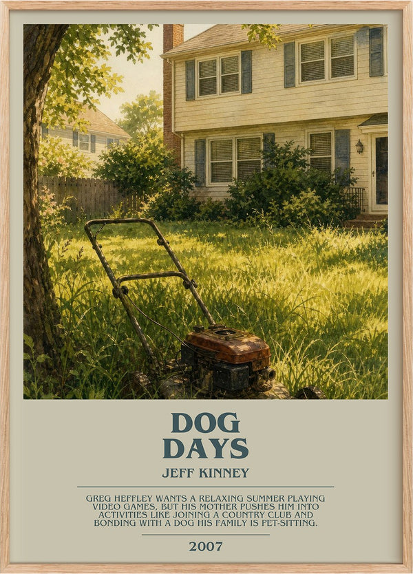 Dog Days Bookish Wall Art by Jeff Kinney