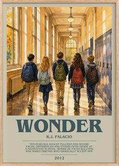 Wonder Bookish Wall Art by R.J. Palacio
