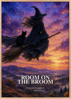 Room on the Broom Book Watercolour Illustration by Julia Donaldson
