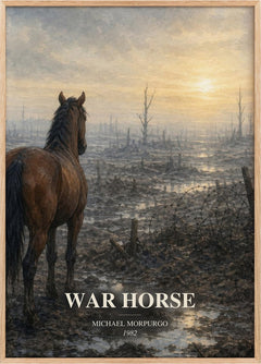 War Horse Book Watercolour Illustration by Michael Morpurgo