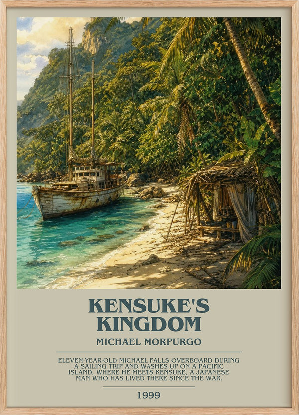 Kensuke's Kingdom Bookish Wall Art by Michael Morpurgo