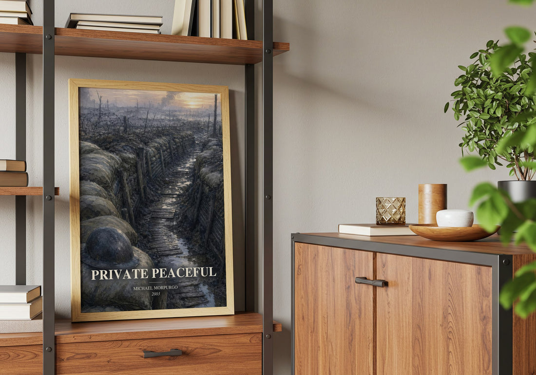 Private Peaceful book watercolour illustration paper finish options – matte satin gloss