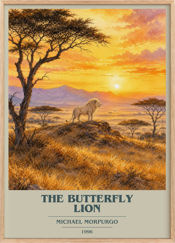 The Butterfly Lion Book Cover Poster by Michael Morpurgo