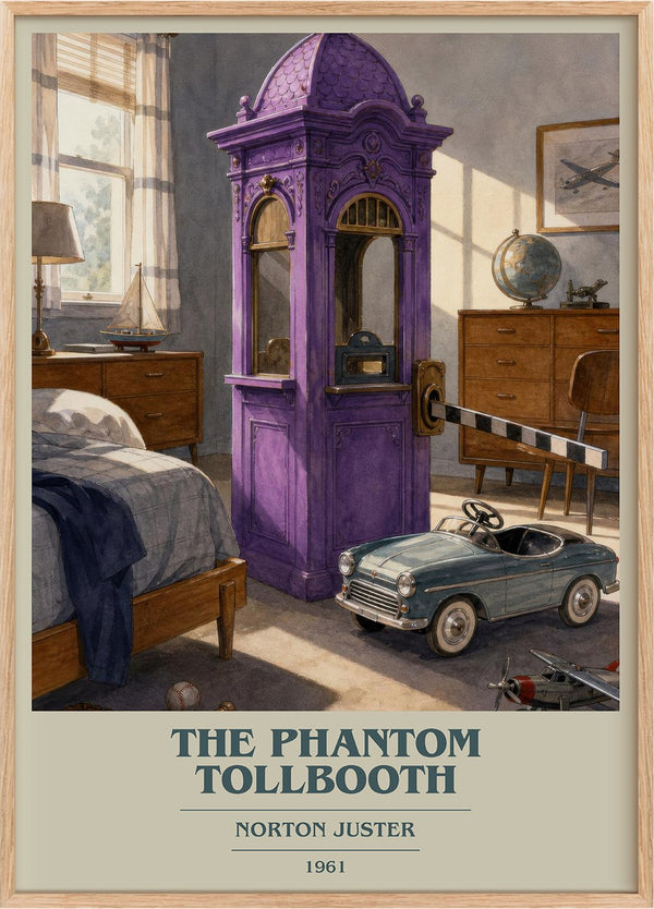 The Phantom Tollbooth Book Cover Poster by Norton Juster