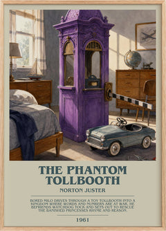 The Phantom Tollbooth Bookish Wall Art by Norton Juster