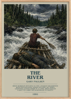 The River Bookish Wall Art by Gary Paulsen