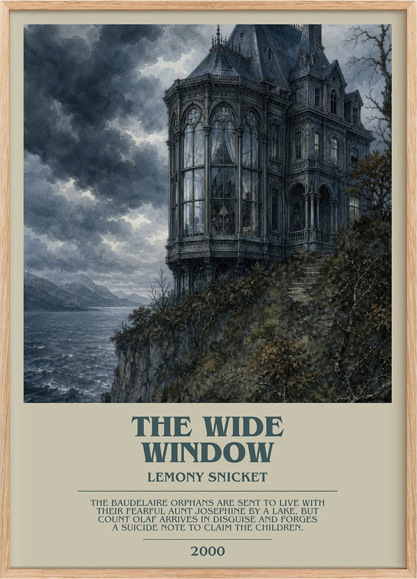 The Wide Window Bookish Wall Art by Lemony Snicket