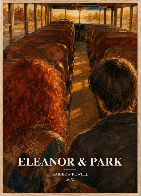 Eleanor & Park Book Watercolour Illustration by Rainbow Rowell