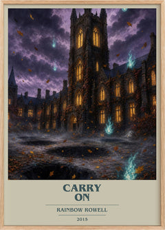 Carry On Book Cover Poster by Rainbow Rowell