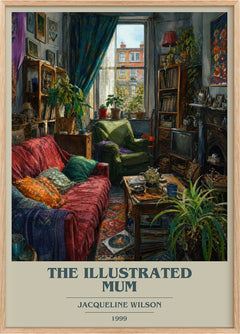 The Illustrated Mum Book Cover Poster by Jacqueline Wilson