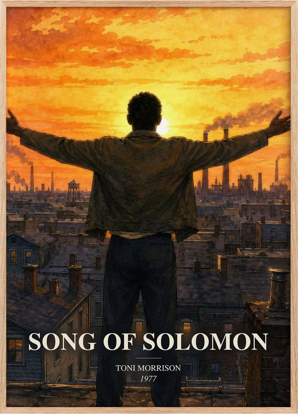 Song of Solomon Book Watercolour Illustration by Toni Morrison