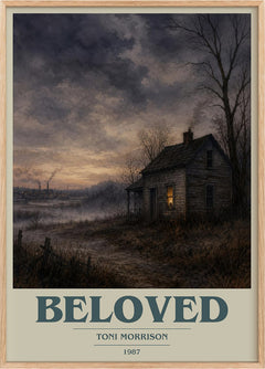 Beloved Book Cover Poster by Toni Morrison