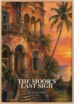 The Moor's Last Sigh Book Watercolour Illustration by Salman Rushdie