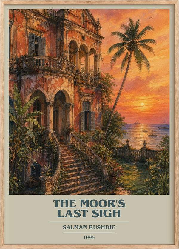 The Moor's Last Sigh Book Cover Poster by Salman Rushdie