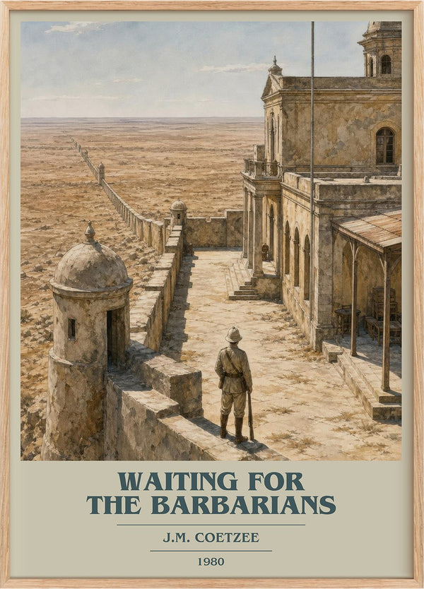 Waiting for the Barbarians Book Cover Poster by J.M. Coetzee