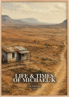 Life & Times of Michael K Book Watercolour Illustration by J. Coetzee