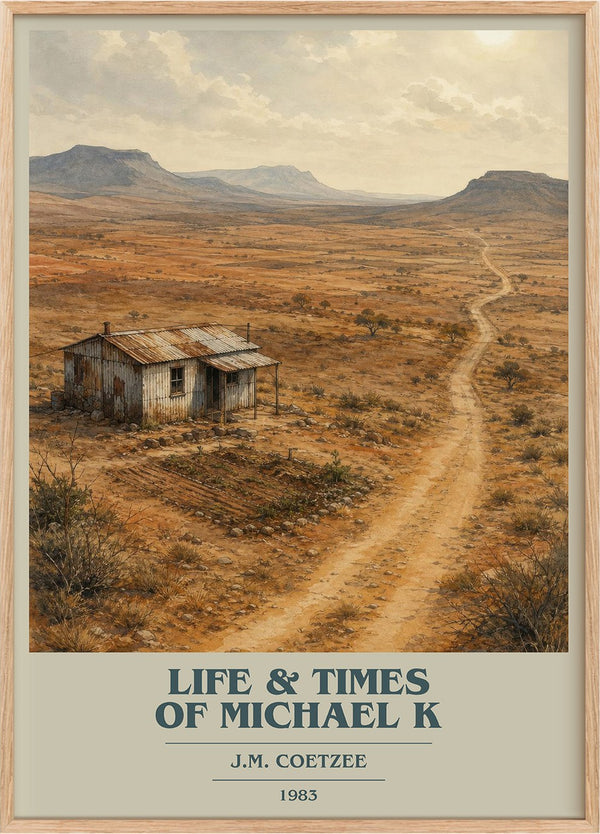 Life & Times of Michael K Book Cover Poster by J.M. Coetzee