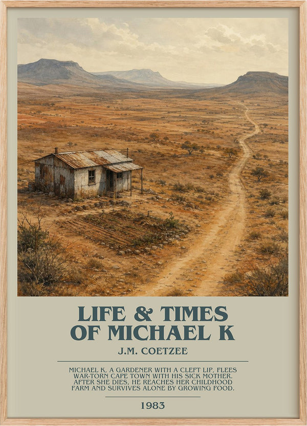 Life & Times of Michael K Bookish Wall Art by J.M. Coetzee