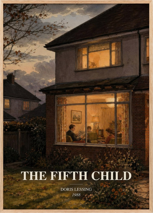 The Fifth Child Book Watercolour Illustration by Doris Lessing