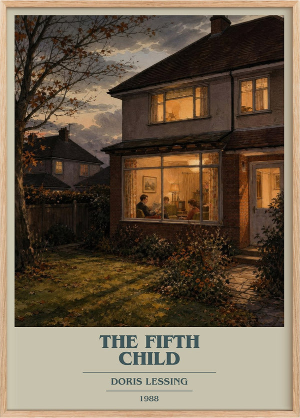 The Fifth Child Book Cover Poster by Doris Lessing
