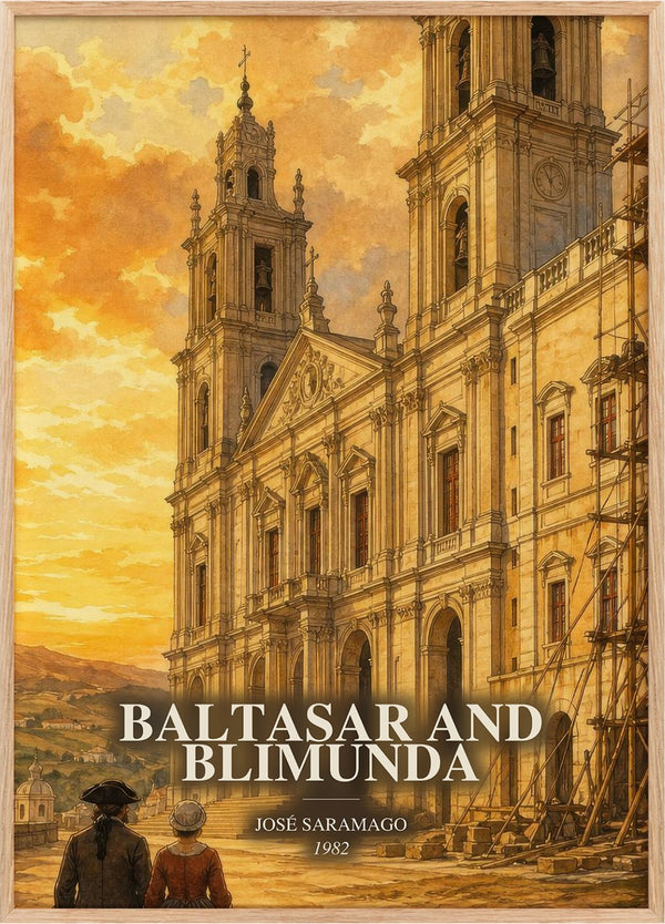 Baltasar and Blimunda Book Watercolour Illustration by José Saramago