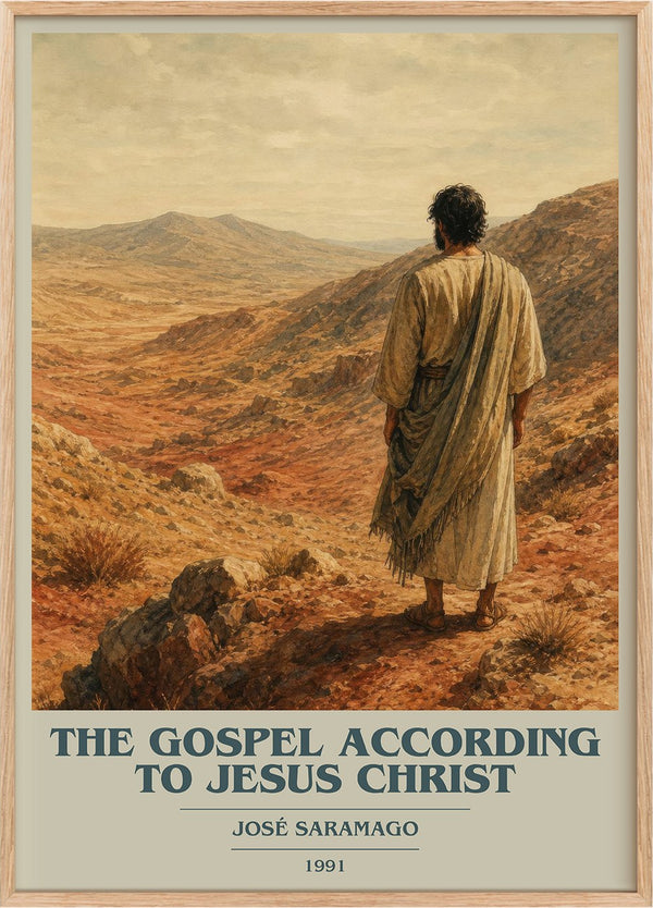Gospel According to Jesus Christ Book Cover Poster by José Saramago