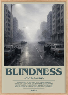Blindness Bookish Wall Art by José Saramago