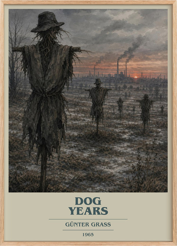 Dog Years Book Cover Poster by Günter Grass