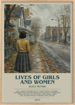 Lives of Girls and Women Bookish Wall Art by Alice Munro