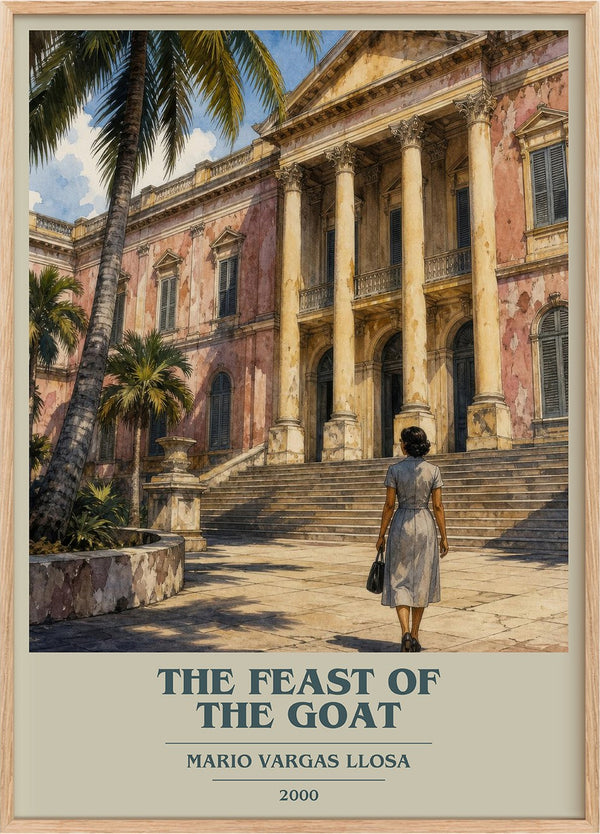 The Feast of the Goat Book Cover Poster by Mario Vargas Llosa