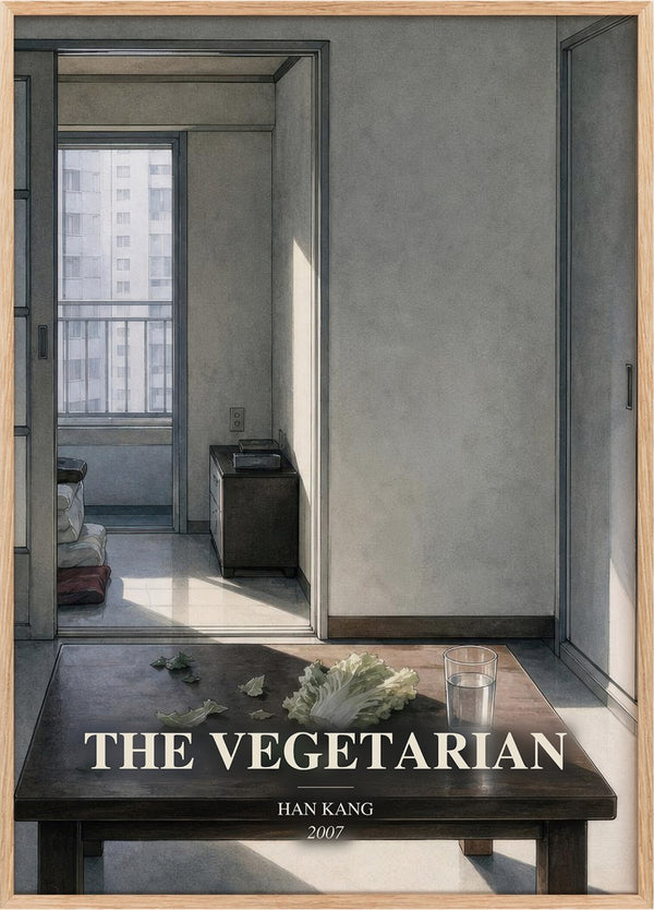 The Vegetarian Book Watercolour Illustration by Han Kang