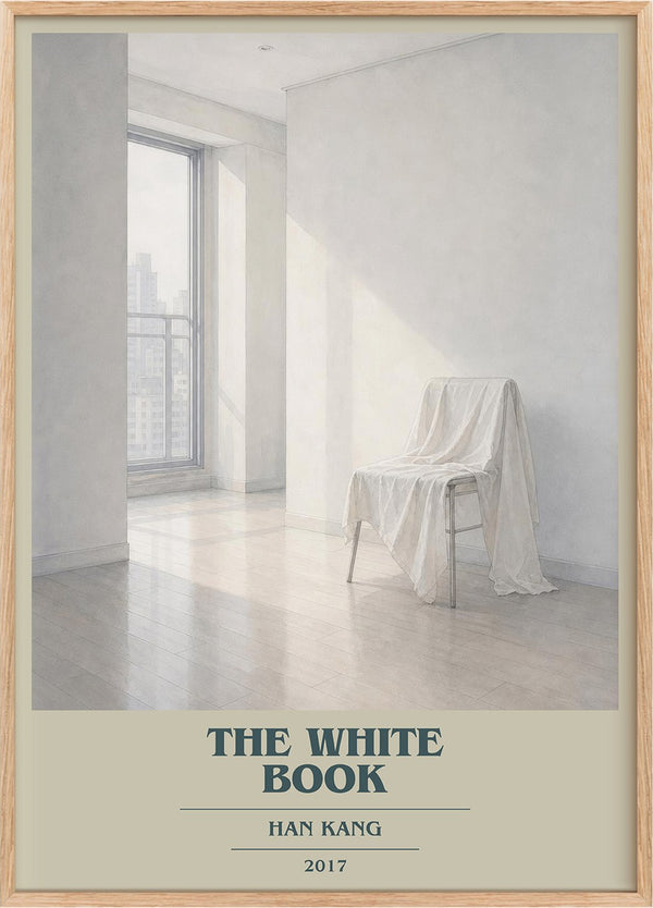 The White Book Book Cover Poster by Han Kang