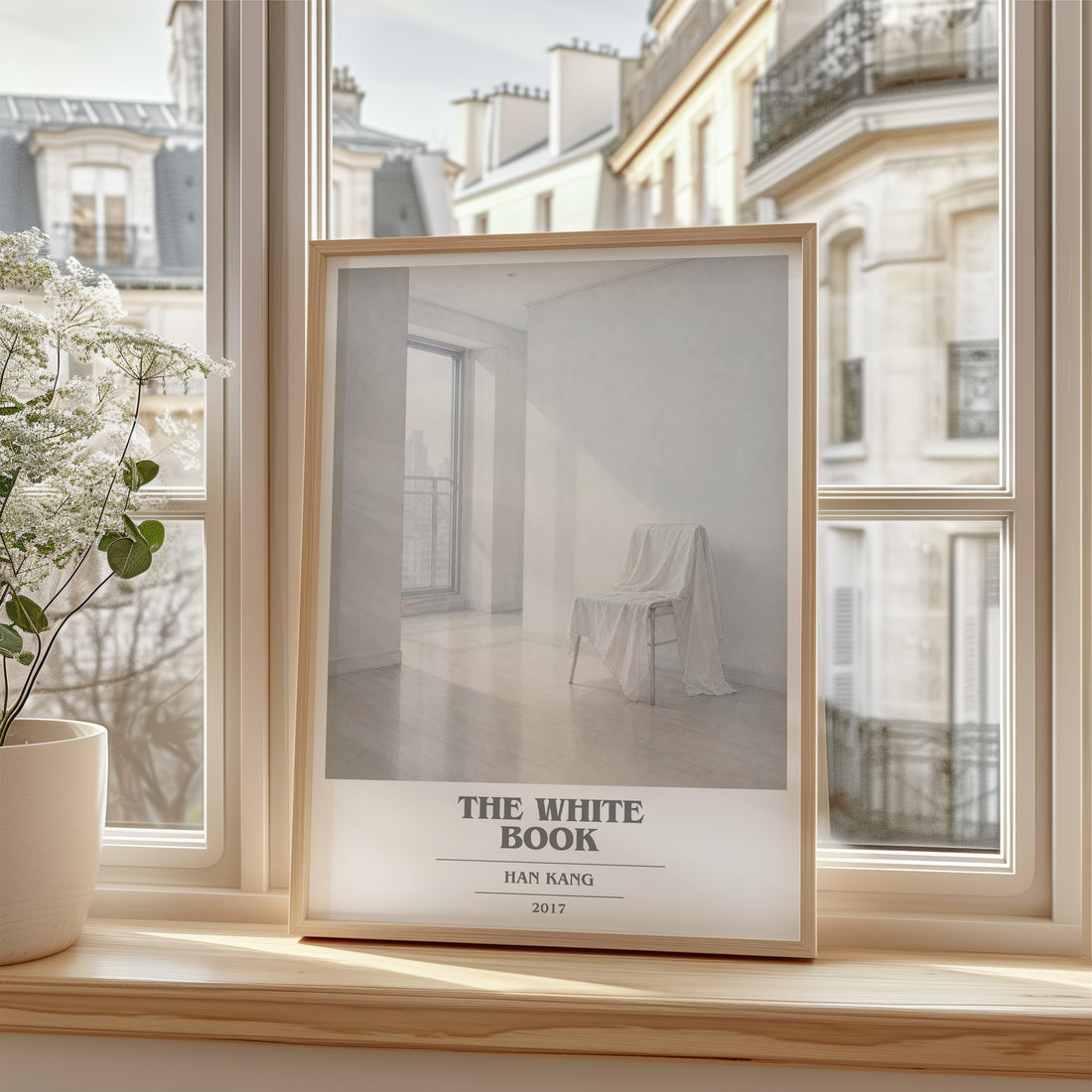 The White Book book cover poster colour and style options – Han Kang book art