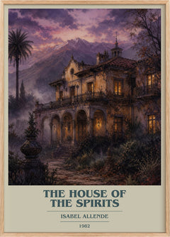 The House of the Spirits Book Cover Poster by Isabel Allende