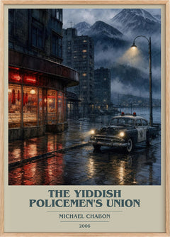 The Yiddish Policemen's Union Book Cover Poster by Michael Chabon