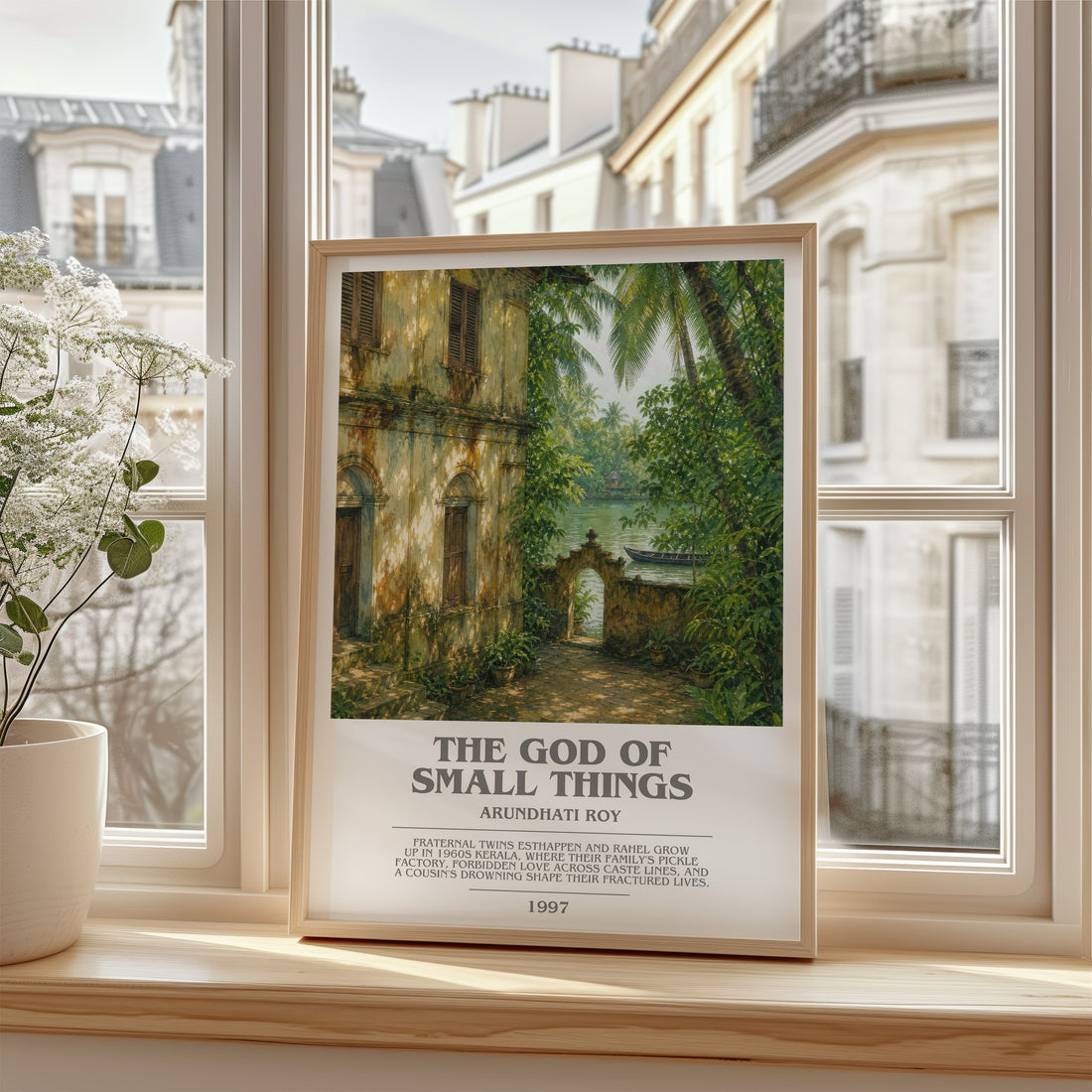 The God of Small Things bookish poster colour and style options – Arundhati Roy book art