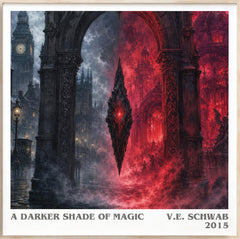 A Darker Shade of Magic Literary Art Print by V.E. Schwab