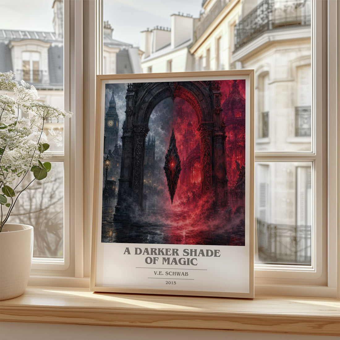A Darker Shade of Magic book cover poster colour and style options – V.E. Schwab book art