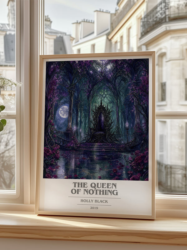 The Queen of Nothing book cover poster colour and style options – Holly Black book art