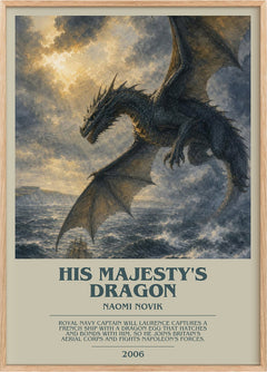 His Majesty's Dragon Bookish Wall Art by Naomi Novik