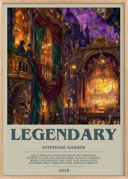 Legendary Bookish Wall Art by Stephanie Garber