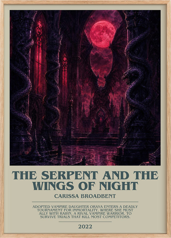 Serpent and the Wings of Night Bookish Wall Art by Carissa Broadbent