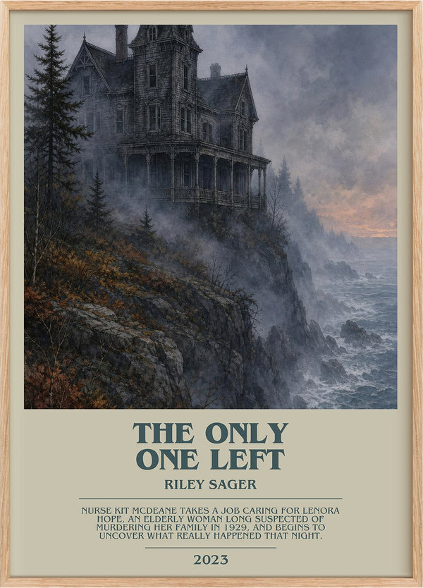 The Only One Left Bookish Wall Art by Riley Sager