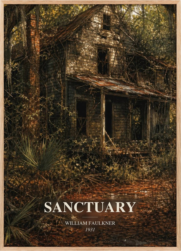 Sanctuary Book Watercolour Illustration by William Faulkner