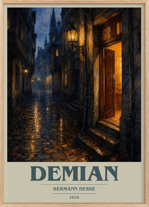 Demian Book Cover Poster by Hermann Hesse