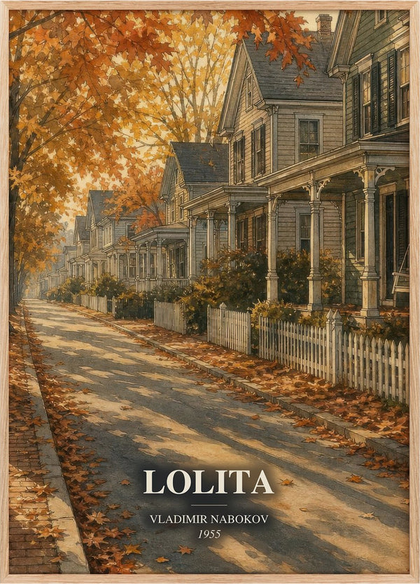 Lolita Book Watercolour Illustration by Vladimir Nabokov