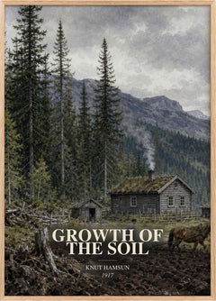 Growth of the Soil Book Watercolour Illustration by Knut Hamsun