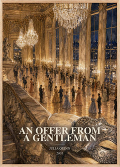 An Offer From a Gentleman Book Watercolour Illustration by Julia Quinn